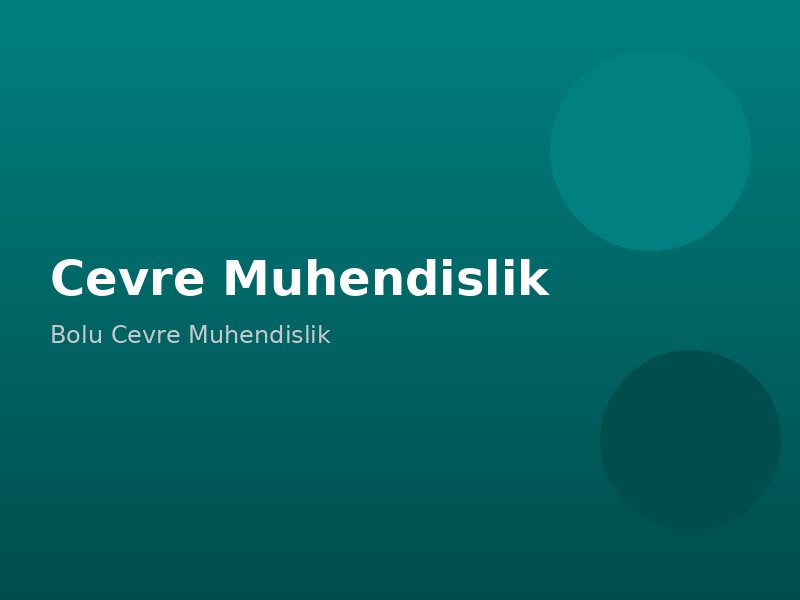 Bolu Çevre ve Danışmanlık
