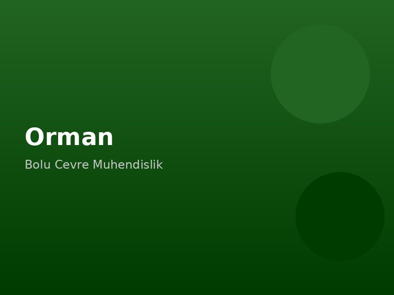 Bolu Çevre ve Danışmanlık